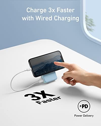 Anker 633 Magnetic Battery, 10,000mAh Foldable Wireless Portable Charger, 20W USB-C Power Delivery Power Bank with Stand, Magsafe Compatible for iPhone Series 16/15/14/13/12 (6)